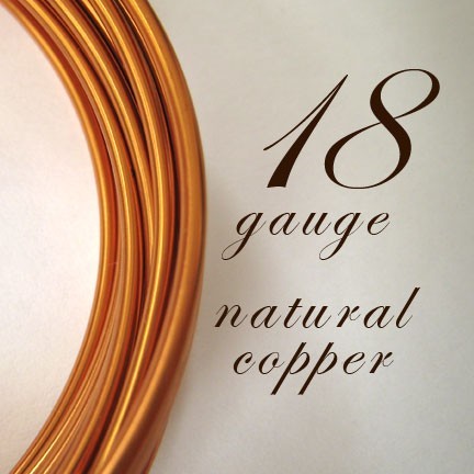 21 Feet Of 18 Gauge Natural Copper Wire